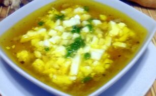 fish soup with eggs for gastritis